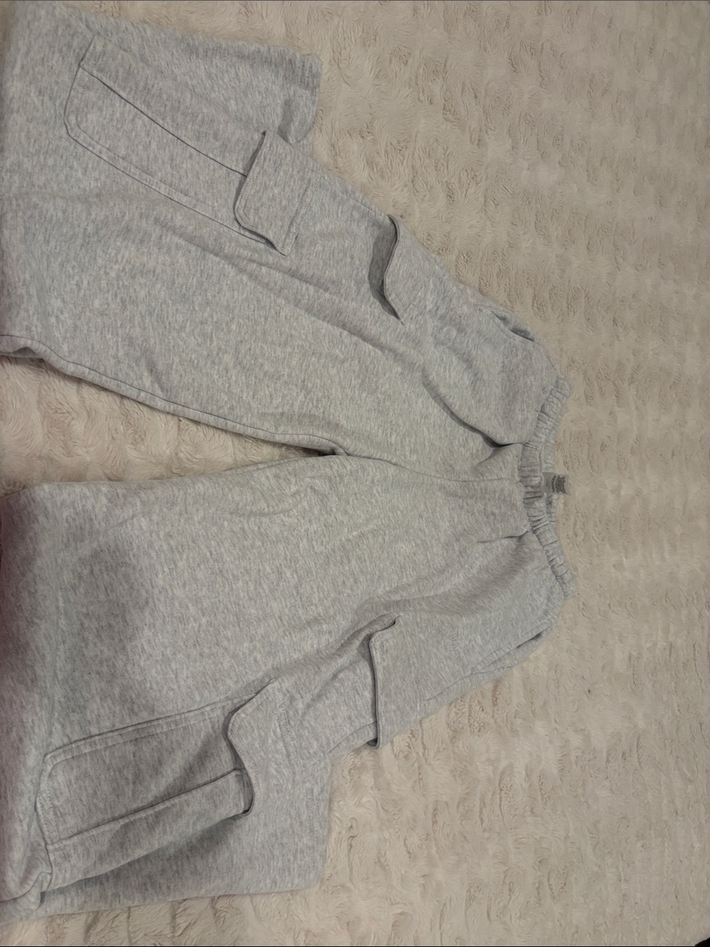 Garage Light Grey Cargo Jogger Sweatpants